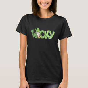 Camiseta Lucky Green Gnomo Rua das ferraduras Patrick Day S