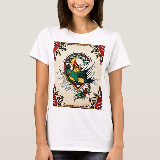 Camiseta Lucky Horsfere Tatuagem (Frente)