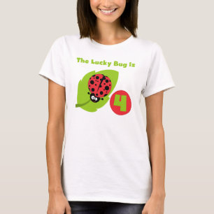 Camiseta Lucky Inseto 4º t-shirts e presentes