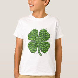 Camiseta Lucky Irish Clover Kids"
