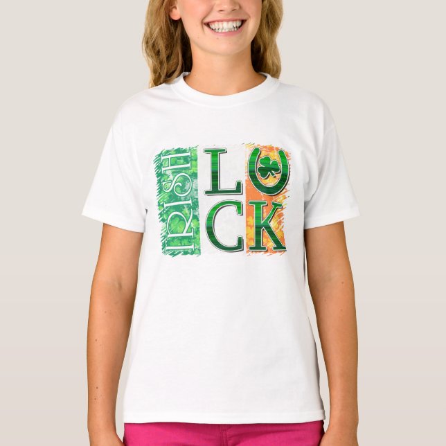 Camiseta Lucky Irish Tricolor (Frente)