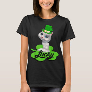 Camiseta Lucky Leprechaun Dia de São Patrício Shamrock Para