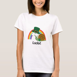Camiseta Lucky Leprechaun Snail