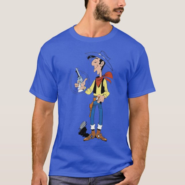 Camiseta Lucky Luke Pistol Boy girl gift (Frente)