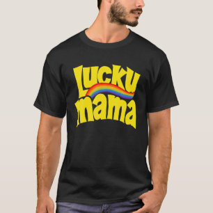 Camiseta Lucky Mama Rainbow St Patrick's Day Matching Outfi