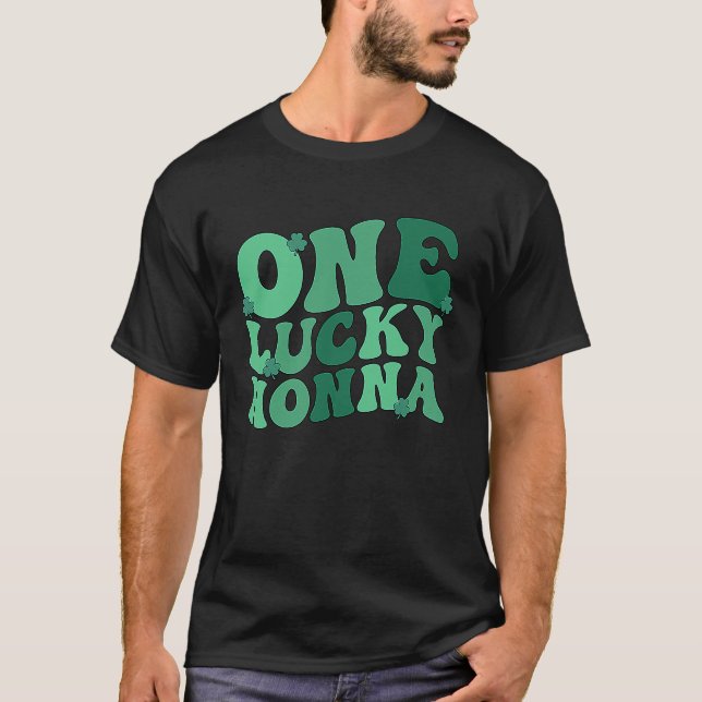Camiseta Lucky Nonna Grandmother St Patrick's Day Nonna Gra (Frente)