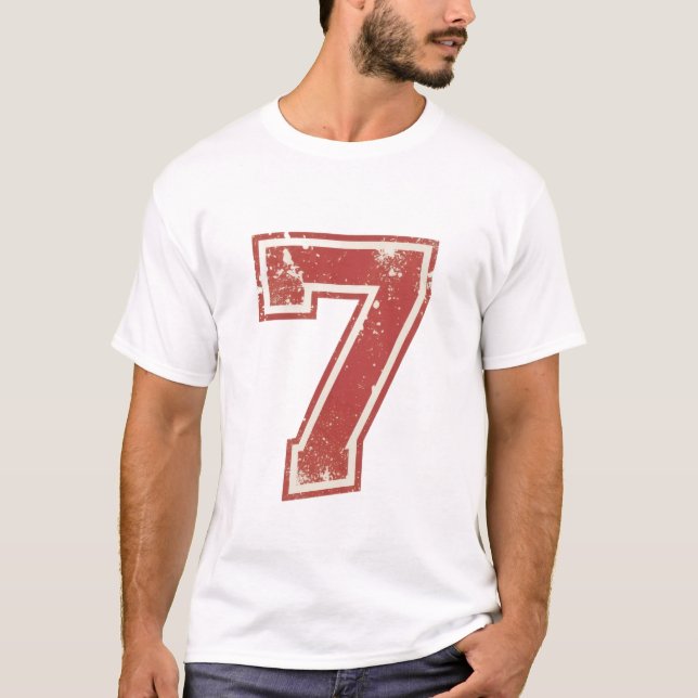 Camiseta lucky number seven (Frente)