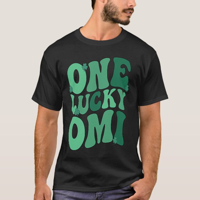 Camiseta Lucky Omi Grandmother St Patrick's Day Omi Grandma (Frente)