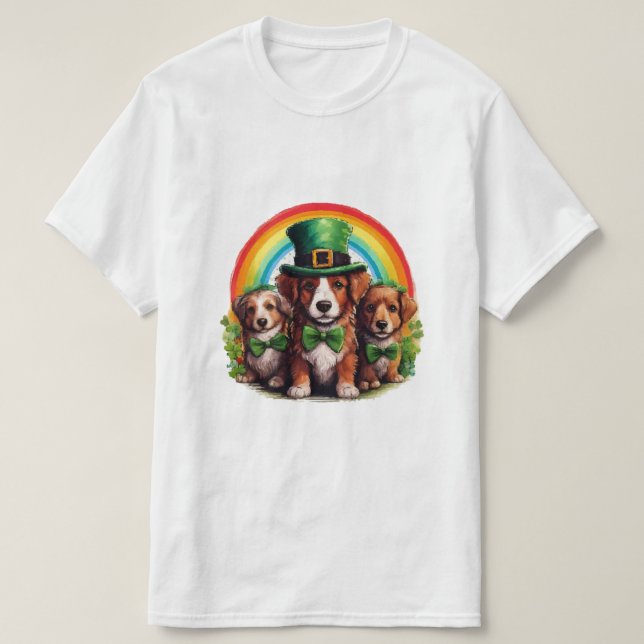 Camiseta Lucky Pup Parade (Frente do Design)