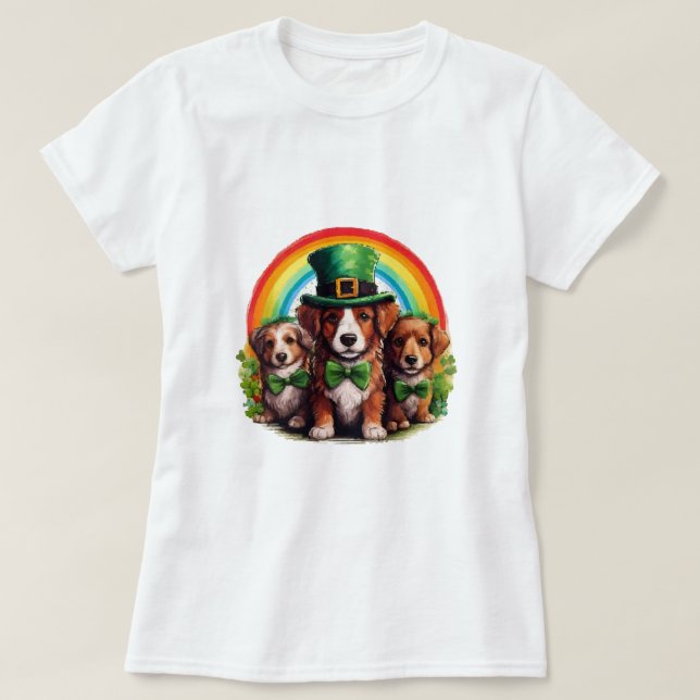 Camiseta Lucky Pup Parade (Frente do Design)