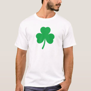Camiseta Lucky Quatro Folha Clover Unisex Homem-Teã