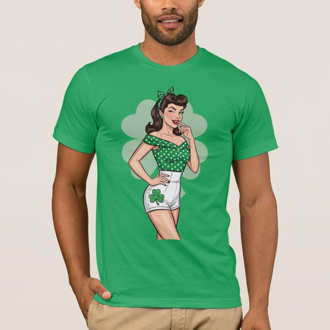 Camiseta Lucky Retro Glam (Frente)
