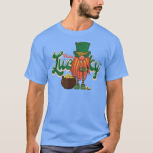 Camiseta Lucky Retro Rua Patrick Red Hair Gnomo Dourado