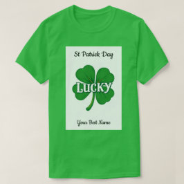 Camiseta Lucky Shamrock Antigo