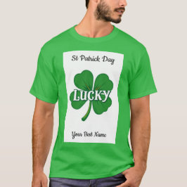 Camiseta Lucky Shamrock Antigo