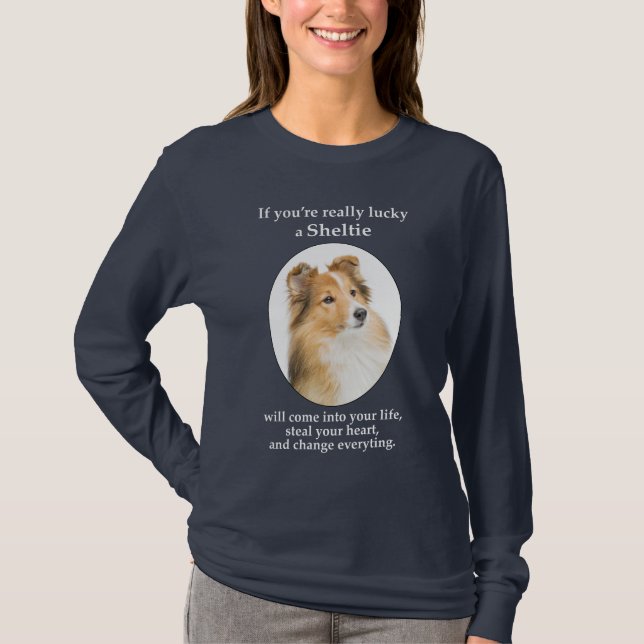 Camiseta Lucky Sheltie (Frente)