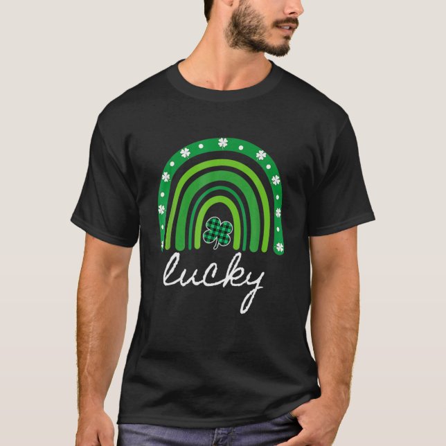 Camiseta Lucky Shenanigans Coordinator Rainbow St Patrick D (Frente)