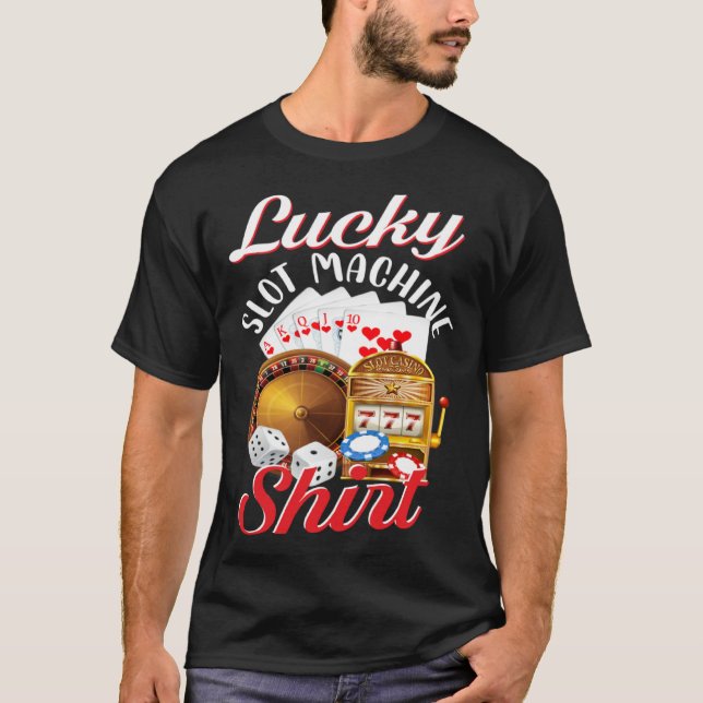 Camiseta Lucky Slot Machine Casino (Frente)