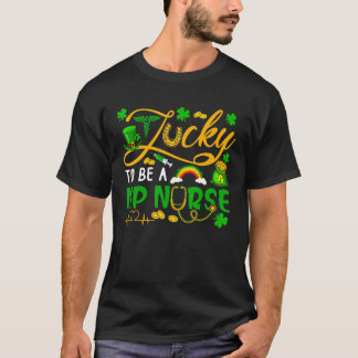 Camiseta Lucky To Be A Np Nurse Cool Happy St Patrick S Day