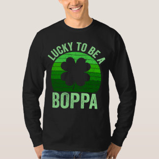 Camiseta Lucky To Be Poppa Leprechaun Shamrock St Patricks 