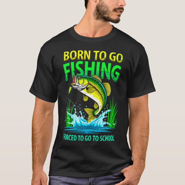 Camiseta Lucky vai pescar (Frente)