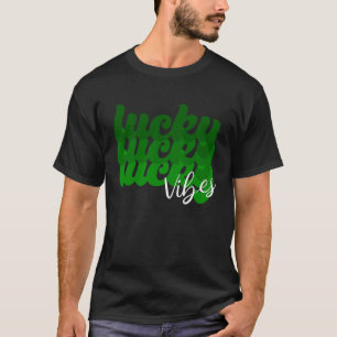 Camiseta Lucky Vibes Dia de São Patrício 2022 Homens Mulher