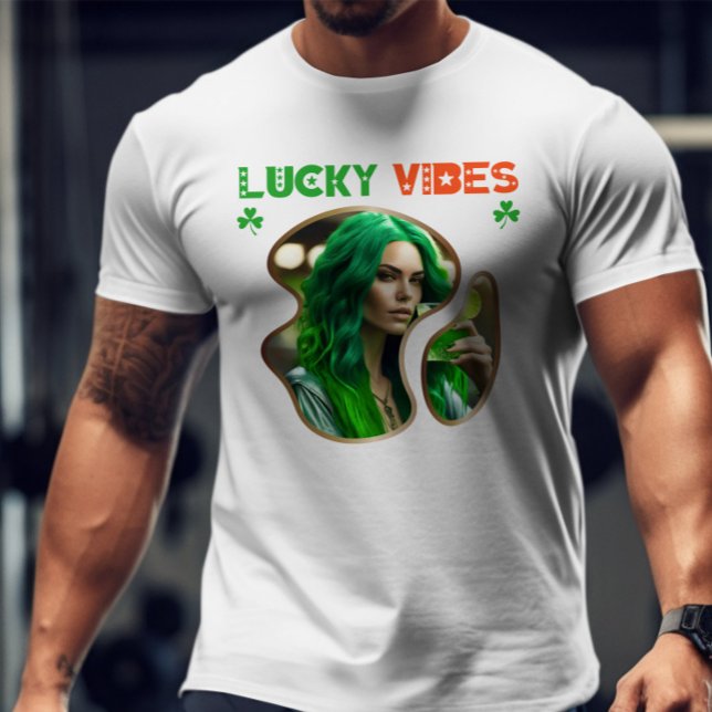 Camiseta Lucky Vibes - Tradições Irlandesas (Criador carregado)