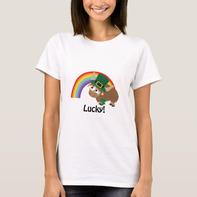 Camiseta Lucky Yak Leprechaun (Frente)
