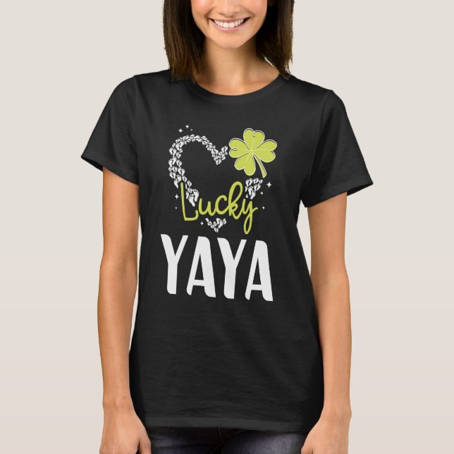 Camiseta Lucky Yaya  St Patricks Day  womens (Frente)
