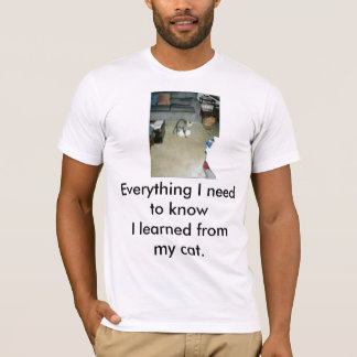 Camiseta luckyrascal, tudo que eu preciso de saber