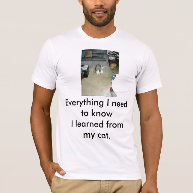 Camiseta luckyrascal, tudo que eu preciso de saber (Frente)