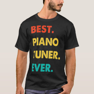 Camiseta Lucro do Sintonizador de Piano Retro Melhor Sinton