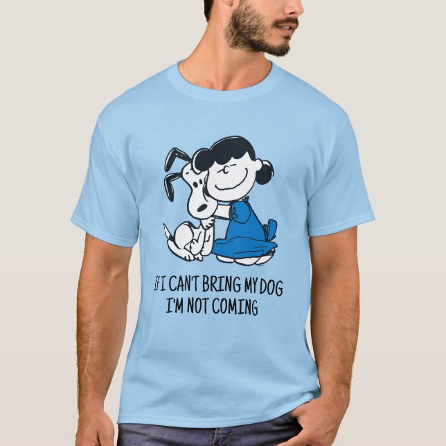 Camiseta Lucy Hugging Snoopy (Frente)