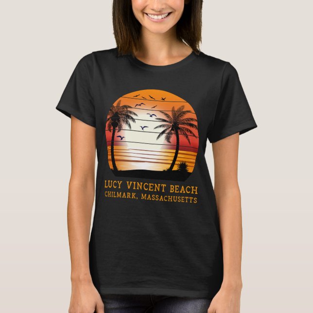 Camiseta Lucy Vincent Beach Chilmark Massachusetts Vintage (Frente)
