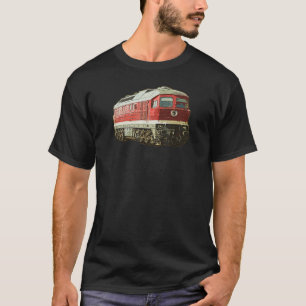 Camiseta Ludmilla Diesel Locomotive East German Br 130 Retr