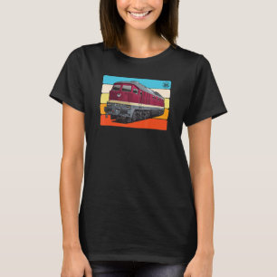 Camiseta Ludmilla Diesel-Locomotive East German BR 132 BR 2