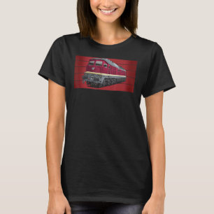 Camiseta Ludmilla Diesel-Locomotive East German BR 132 BR 2