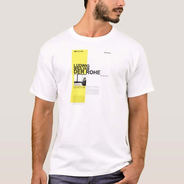 Camiseta Ludwig Mies Van Der Rohe (Frente)