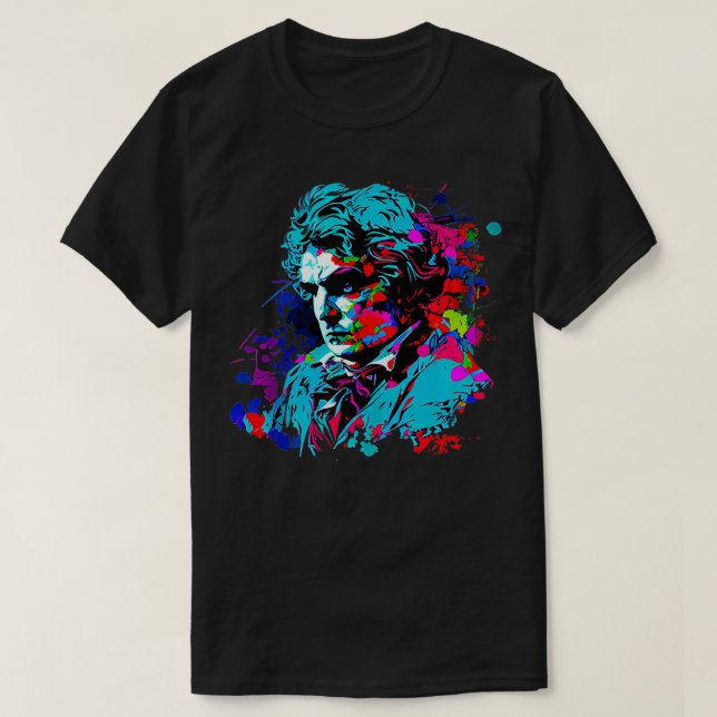 Camiseta Ludwig van Beethoven Music (Frente do Design)