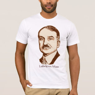 Camiseta Ludwig von Mises personalizou o t-shirt das