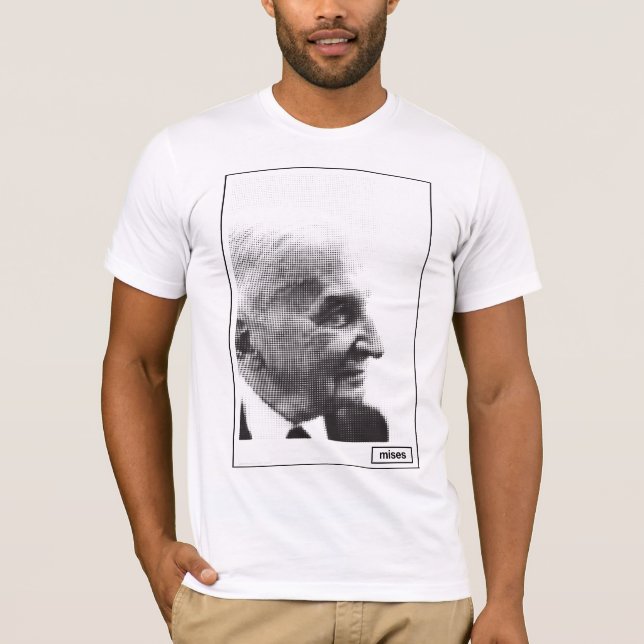 Camiseta Ludwig von Mises personalizou o t-shirt das (Frente)