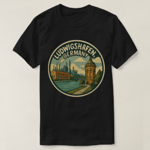 Camiseta Ludwigshafen Alemanha Arte Urbana