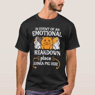 Camiseta Lugar de Colapso Emocional Cavy Porquinho-da-índia