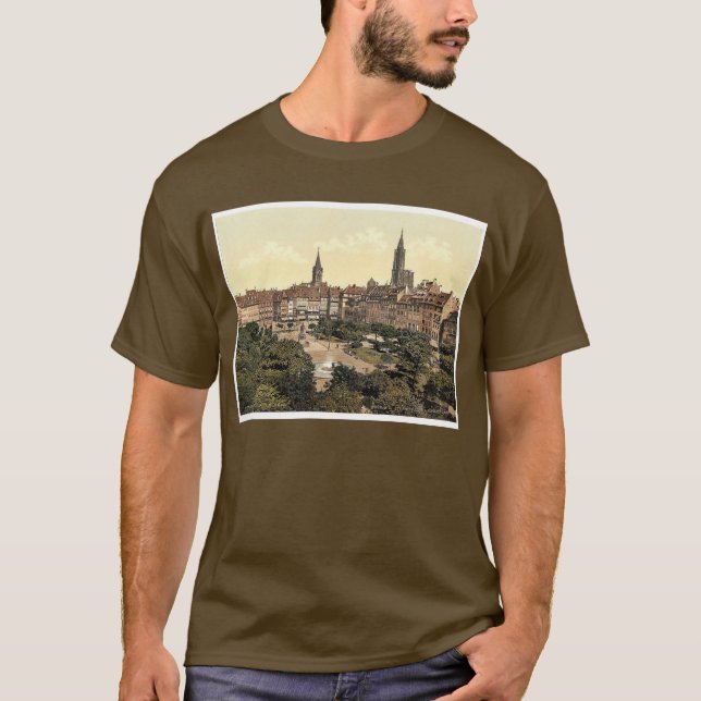 Camiseta Lugar de Kleber, Strassburg, Alsácia-Lorena, (Frente)