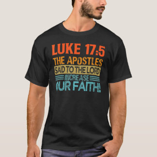 Camiseta Luke 175 u2013 Os Apóstolos Disse Ao Senhor Bibl