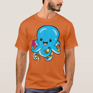 Camiseta Lula do Mar Tentáculos Fast Food Ama Lula