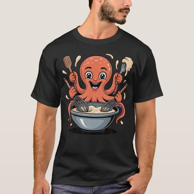 Camiseta Lula Fofa Misturando Massa Para Padeiros E (Frente)