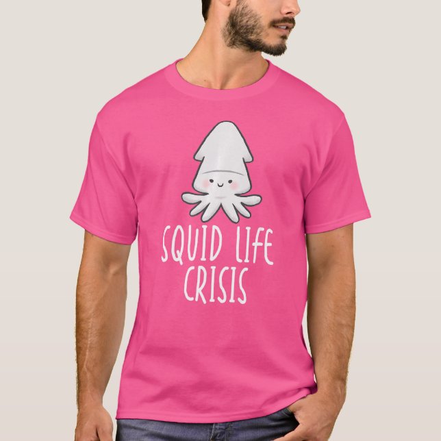 Camiseta Lula Lula Crise de Vida de Octopus (Frente)