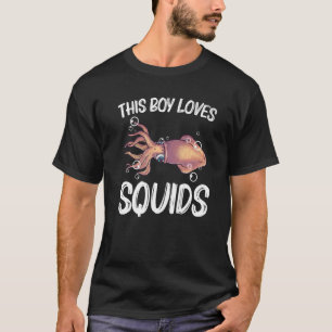 Camiseta Lula Para Rapazes Tempagres Lulas Gigantes De Octo