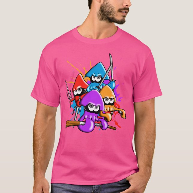 Camiseta Lulas de Ninja de Ninja. (Frente)